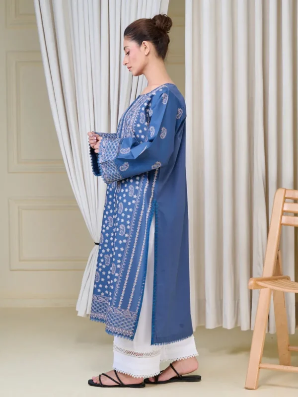 Agha Noor Pure Embroidered Cambric Shirt KJ-4285