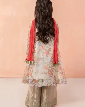 Maria B Kids Embroidered Suit | MKS-EF22-19R1