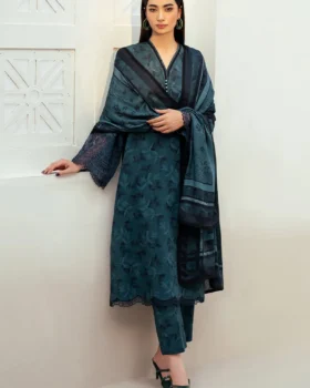 Baroque Embroidered Viseose SF-4018