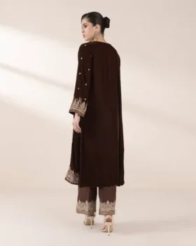 Sapphire Festive 2 Piece - Embroidered Velvet Suit