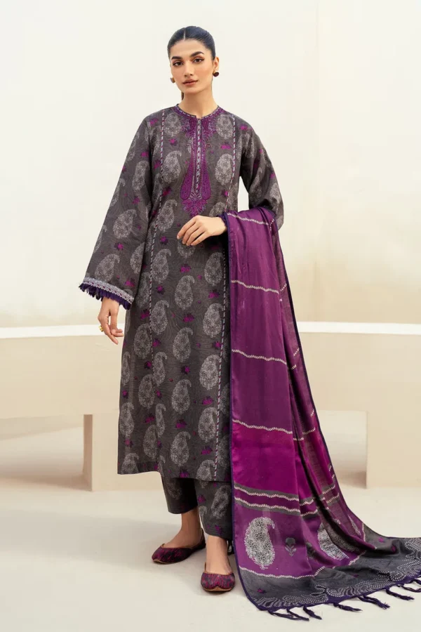 Baroque Embroidered Khaddar SF-4022