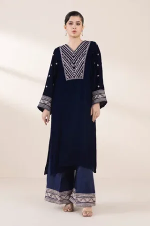 Sapphire Festive 2 Piece - Embroidered Velvet Suit