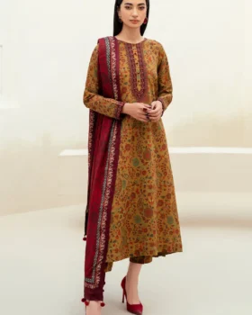 Baroque Embroidered Khaddar SF-4021