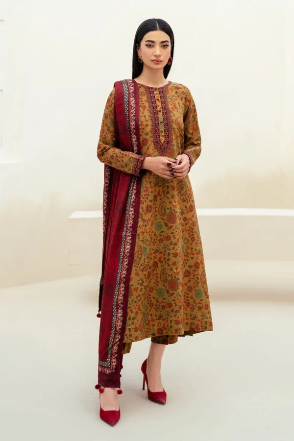 Baroque Embroidered Khaddar SF-4021