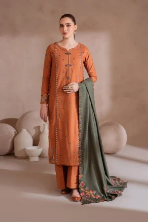 UE-367 Embroidered Khaddar | Iznik