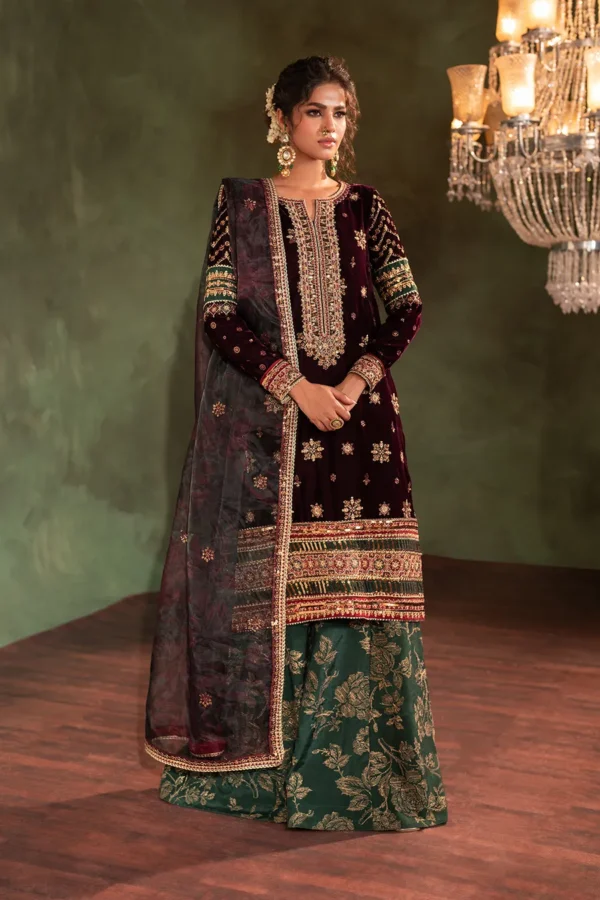 IV-43 Embroidered Velvet | Iznik