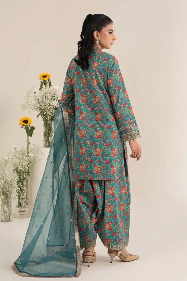 Maria B Embroidered Lawn Suit | DW-EF25-09