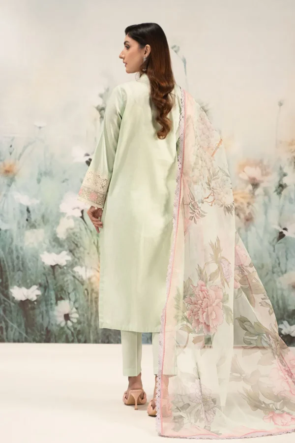 Maria B Embroidered Dobby Lawn Suit | DW-EF25-151