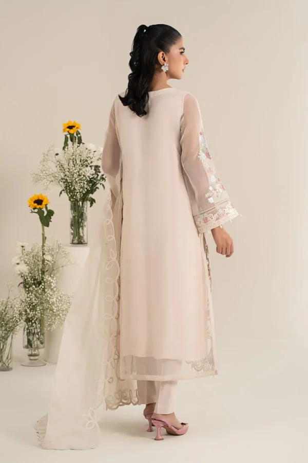 Maria B Embroidered Organza Suit | DW-EF25-02