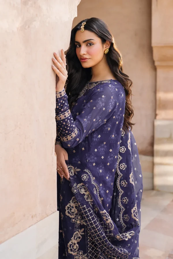 Iznik Bandhani UE-325 Embroidered Chiffon