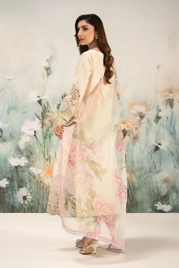 Maria B Self Jacquard Lawn Suit | DW-EF25-47