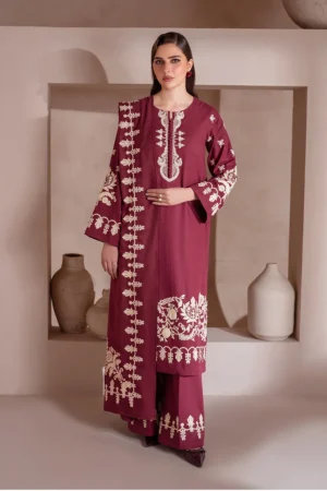 UE-362 Embroidered Khaddar | Iznik