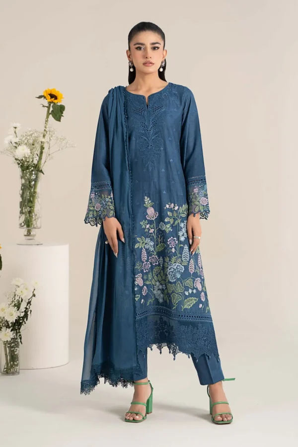 Maria B Jacquard Lawn Suit | DW-EF25-45