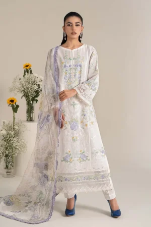 Maria B Jacquard Lawn Suit | DW-EF25-49