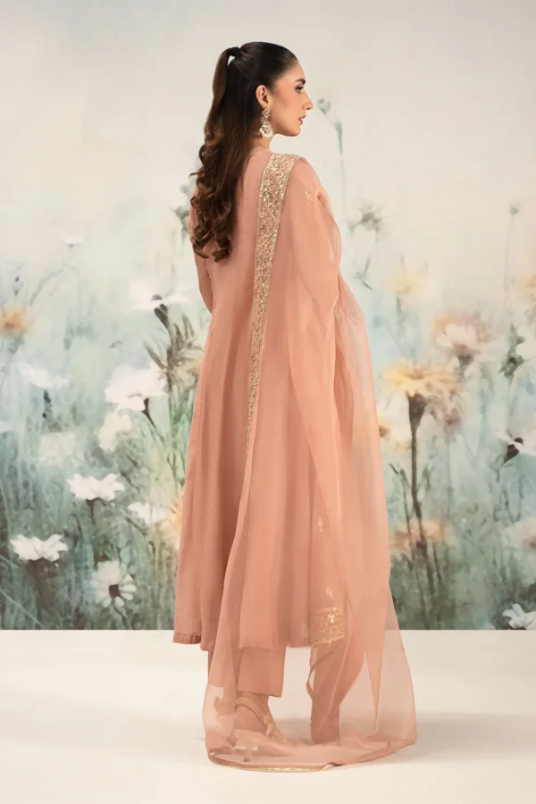 Maria B Embroidered Cotton Net Suit | DW-EF25-88