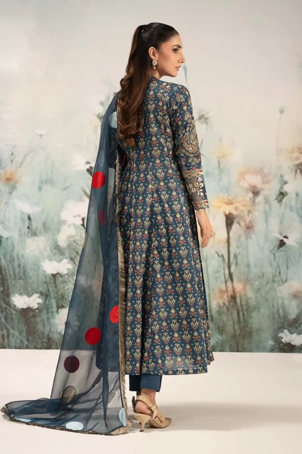 Maria B Embroidered Lawn Suit | DW-EF25-54