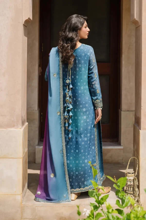 Iznik Bandhani UE-335 Embroidered Chiffon