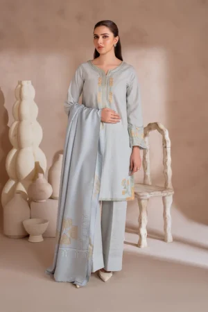 UE-369 Embroidered Khaddar | Iznik