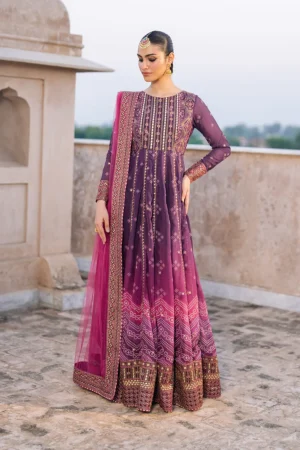 Iznik Bandhani UE-333 Embroidered Chiffon