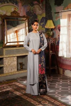 Swan - SRLP04-25 | Saira Rizwan Dahini Silk Pret