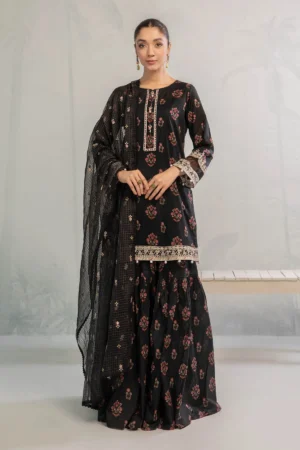 Maria B Embroidered Lawn Suit | DW-EA23-06R1