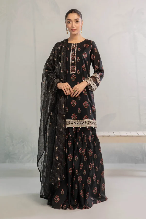 Maria B Embroidered Lawn Suit | DW-EA23-06R1