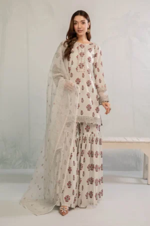 Maria B Embroidered Lawn Suit | DW-EA23-06R1