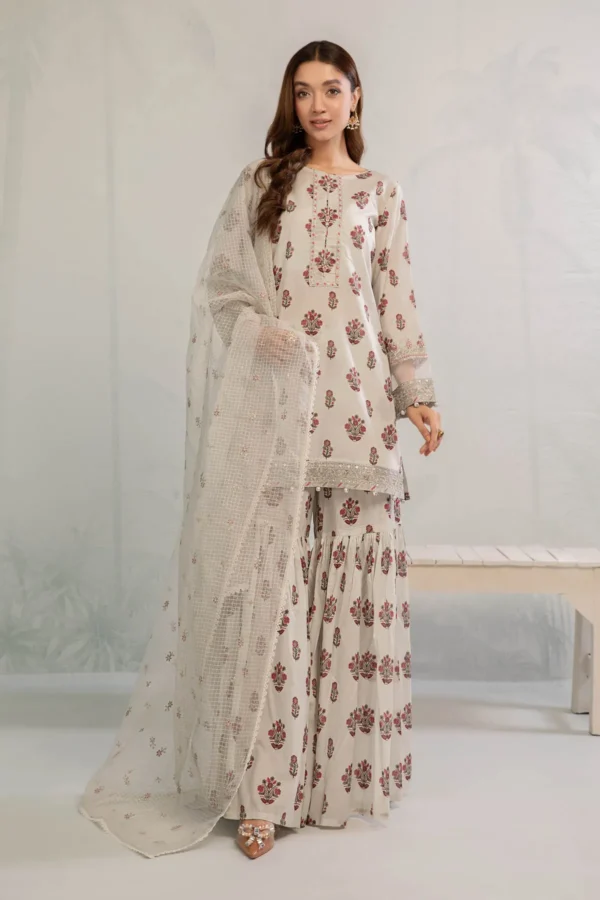 Maria B Embroidered Lawn Suit | DW-EA23-06R1