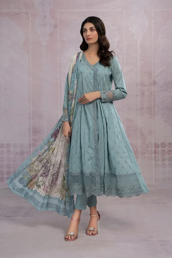 Maria B Embroidered Suit | DW-EF23-23R1