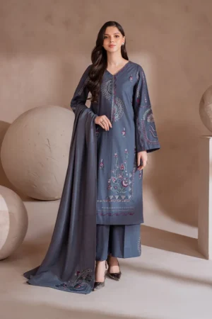 UE-360 Embroidered Khaddar | Iznik