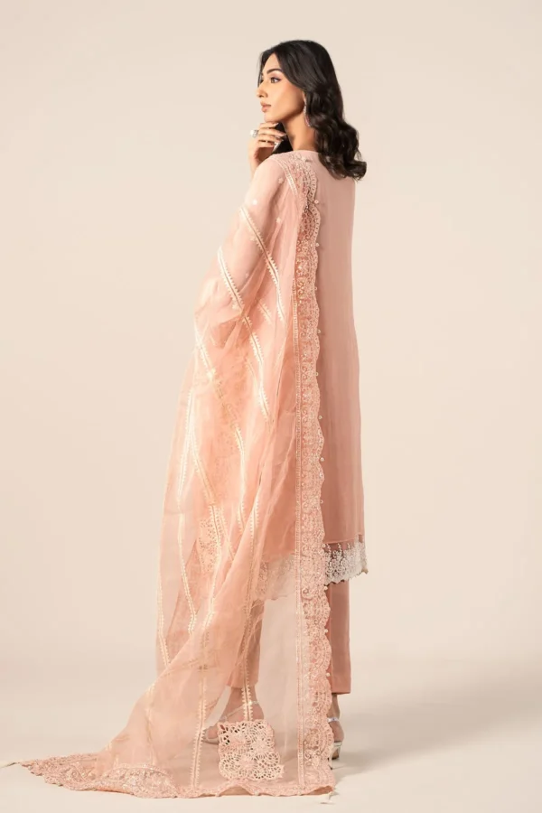 Maria B Embroidered Chiffon Suit | SF-EF25-34