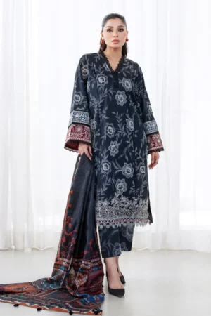 Baroque Embroidered Printed Lawn UF-4078