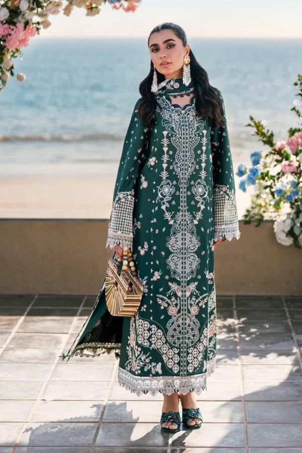 Qalamkar Sahil Luxury Lawn 25 FK-13 Eliza