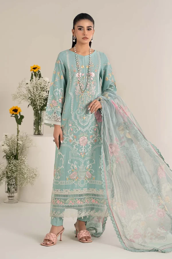 Maria B Jacquard Lawn Suit | DW-EF25-49