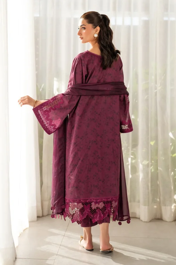 Baroque Embroidered Printed Lawn UF-4098