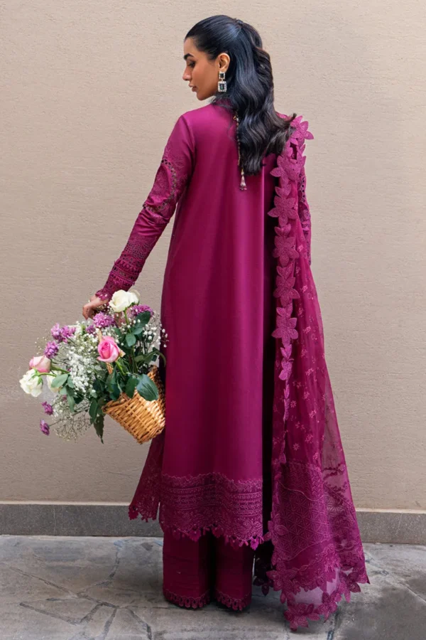 Qalamkar Sahil Luxury Lawn 25 FK-11 Violet