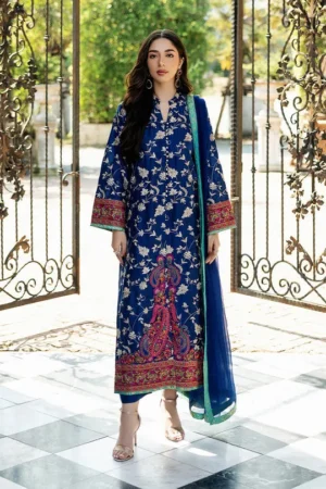 Zainab Chottani Blue Illusion Kashmiri Embroidery