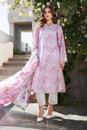 Baroque Embroidered Printed Lawn UF-4067