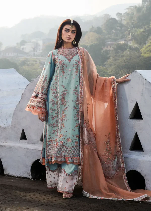 Hussain Rehar Luxury Lawn - Malibu