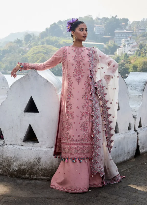 Hussain Rehar Luxury Lawn - Peaar