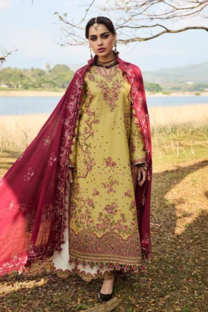 Hussain Rehar Luxury Lawn - Minted