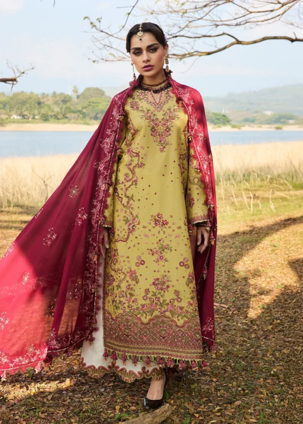 Hussain Rehar Luxury Lawn - Minted