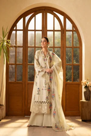 Maryam Hussain Luxury Lawn - Mint