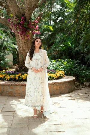 Qalamkar Luxury Lawn Eid Edit - SB-09 Adeena