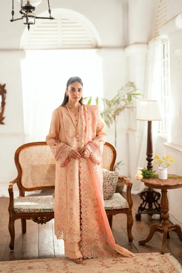 Qalamkar Luxury Lawn Eid Edit - SB-07 Zoya