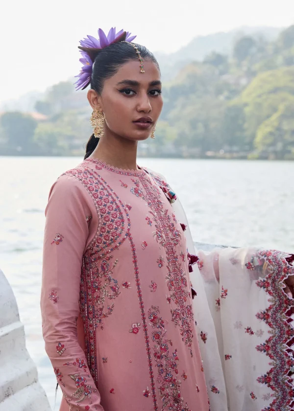 Hussain Rehar Luxury Lawn 25 - Peaar