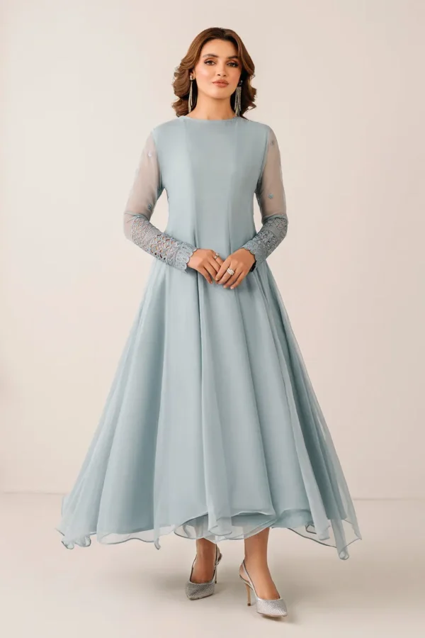 Baroque Embroidered Chiffon Frock PR-1123
