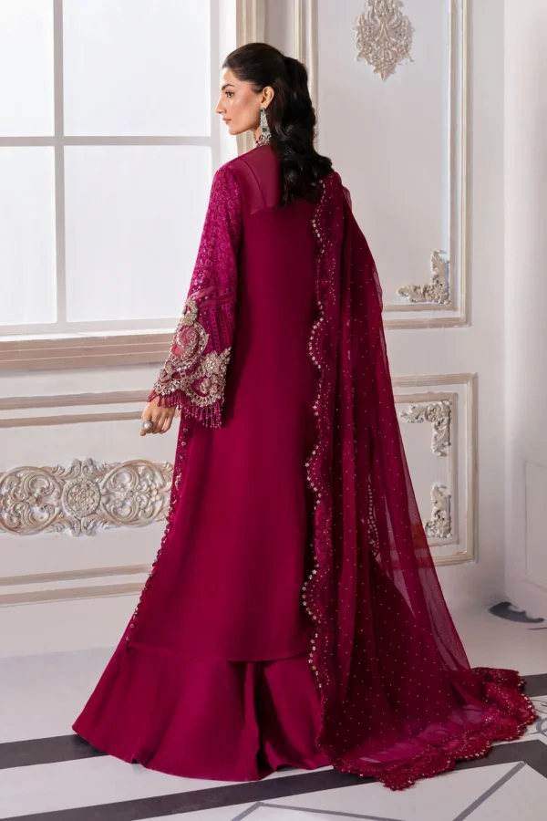 Maria B Embroidered Chiffon Suit | BD-3003