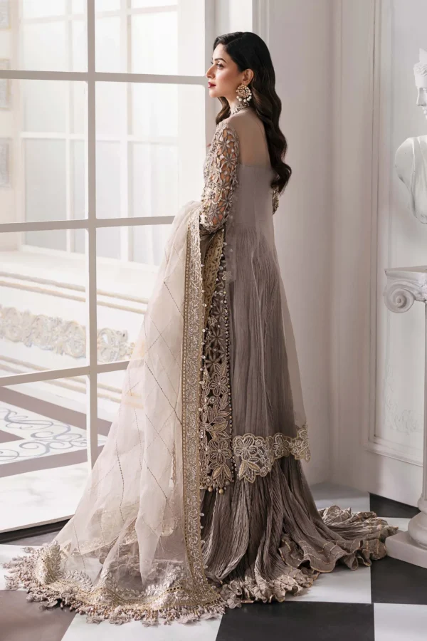 Maria B Embroidered Organza Suit | BD-3006