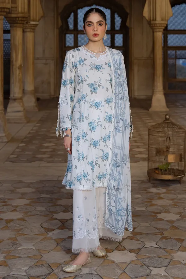 Cross Stitch Eid Lawn 25 - Summer Melody